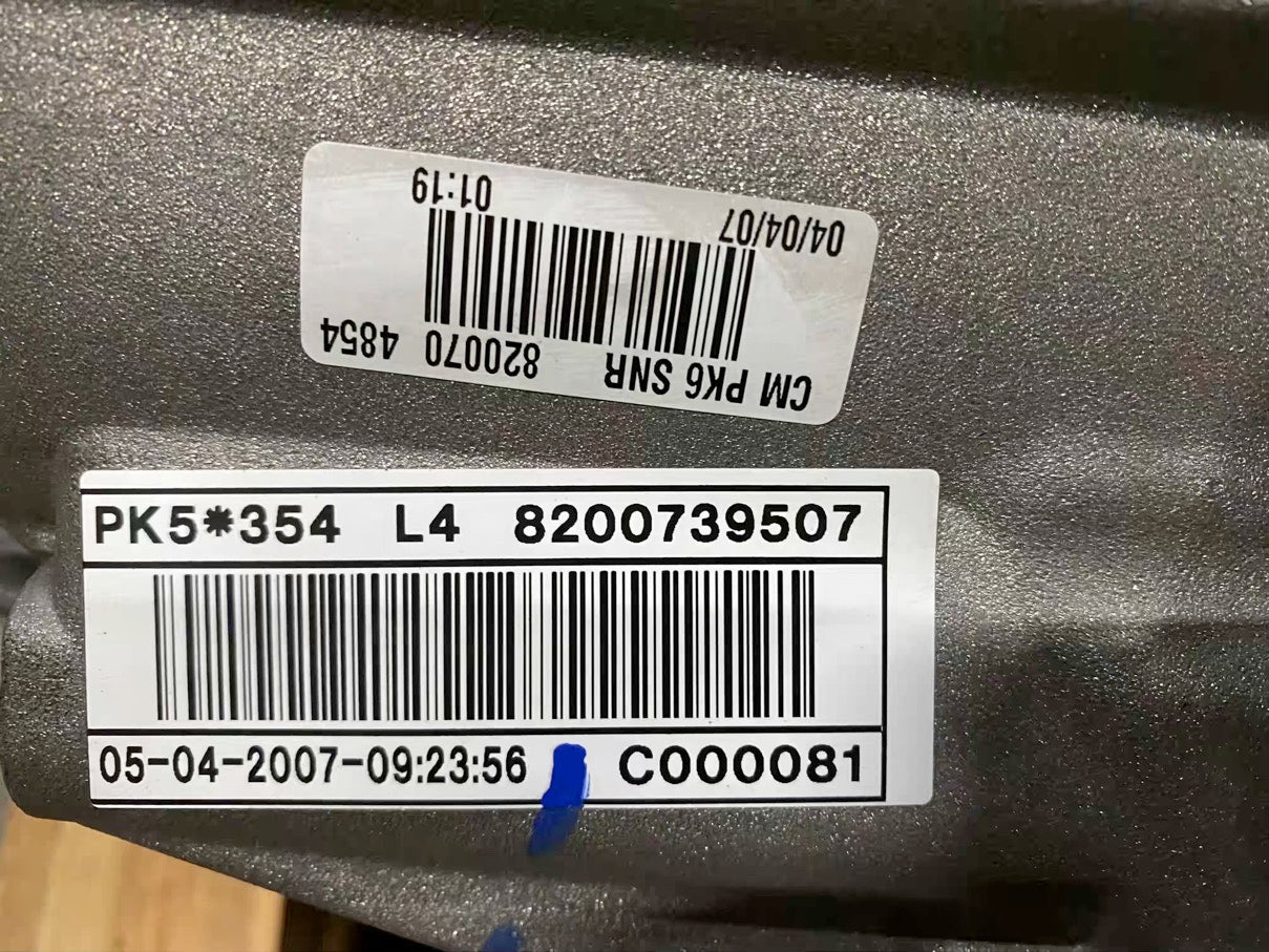 Pièce d'origine Boîte de vitesses manuelle PK5 354 pour Renault Master II Opel Movano I 7701478263