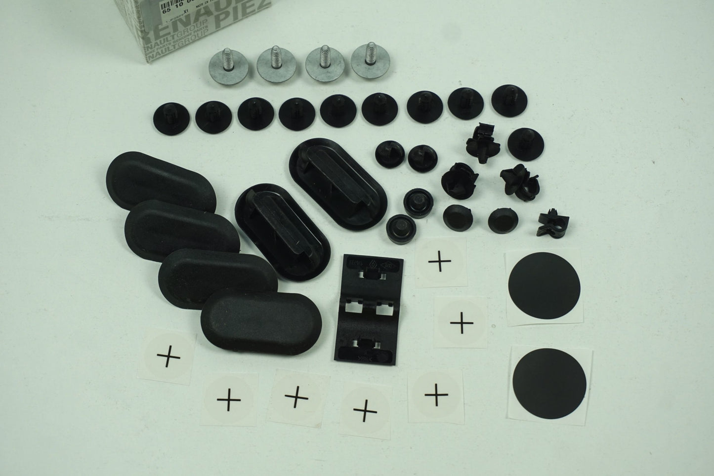 Pièce d'origine Kit de montage clips de capot moteur pour Dacia Logan 651000606R