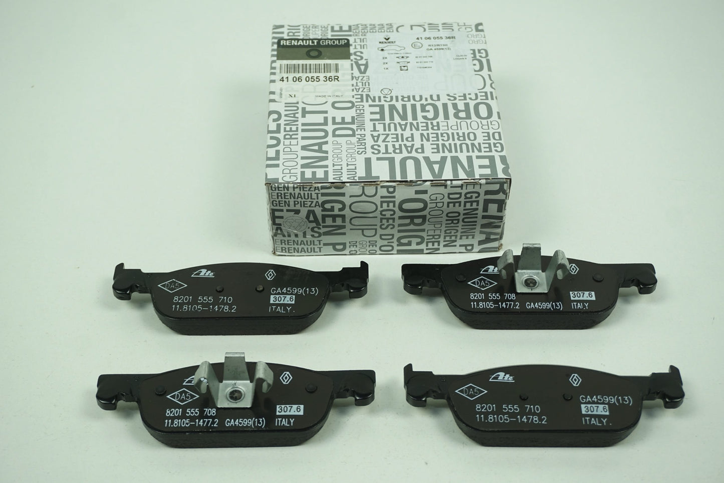 Pièce d'origine Plaquettes de frein avant pour Renault Clio IV Twingo III 410605536R