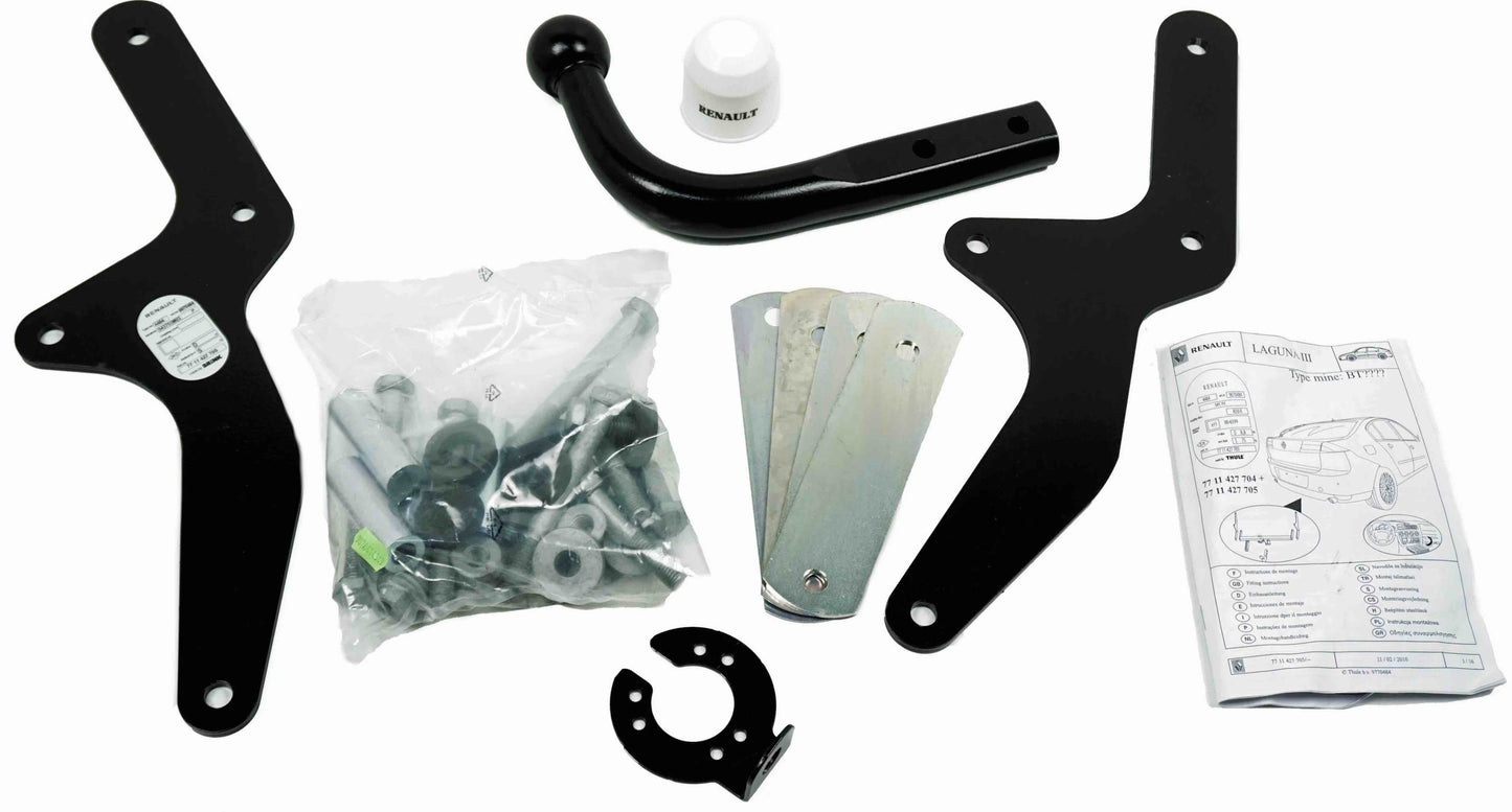 Pièce d'origine Kit de vis de rotule d'attelage pour Renault Laguna III 7711427705