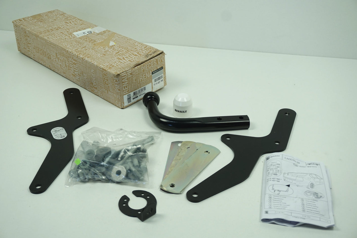Pièce d'origine Kit de vis de rotule d'attelage pour Renault Laguna III 7711427705