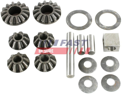 PIGNON CONIQUE arbre? IVECO DAILY 00> SATELLITE+COURONNE KIT 9/14T Ø=215MM.