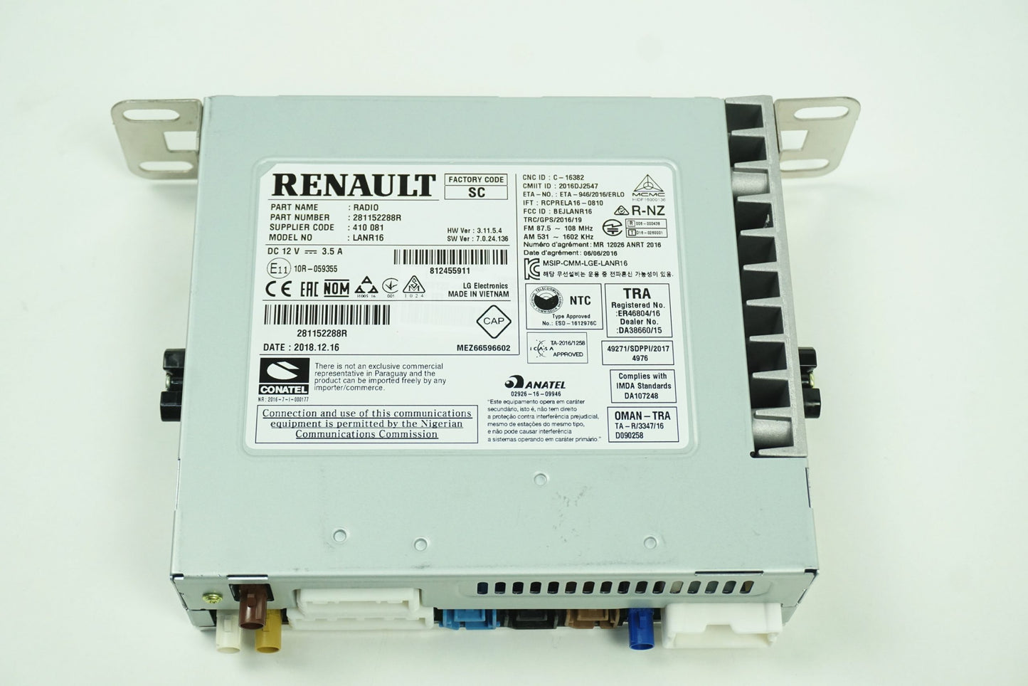 Pièce d'origine Calculateur radio pour Renault Megane IV 281152288R