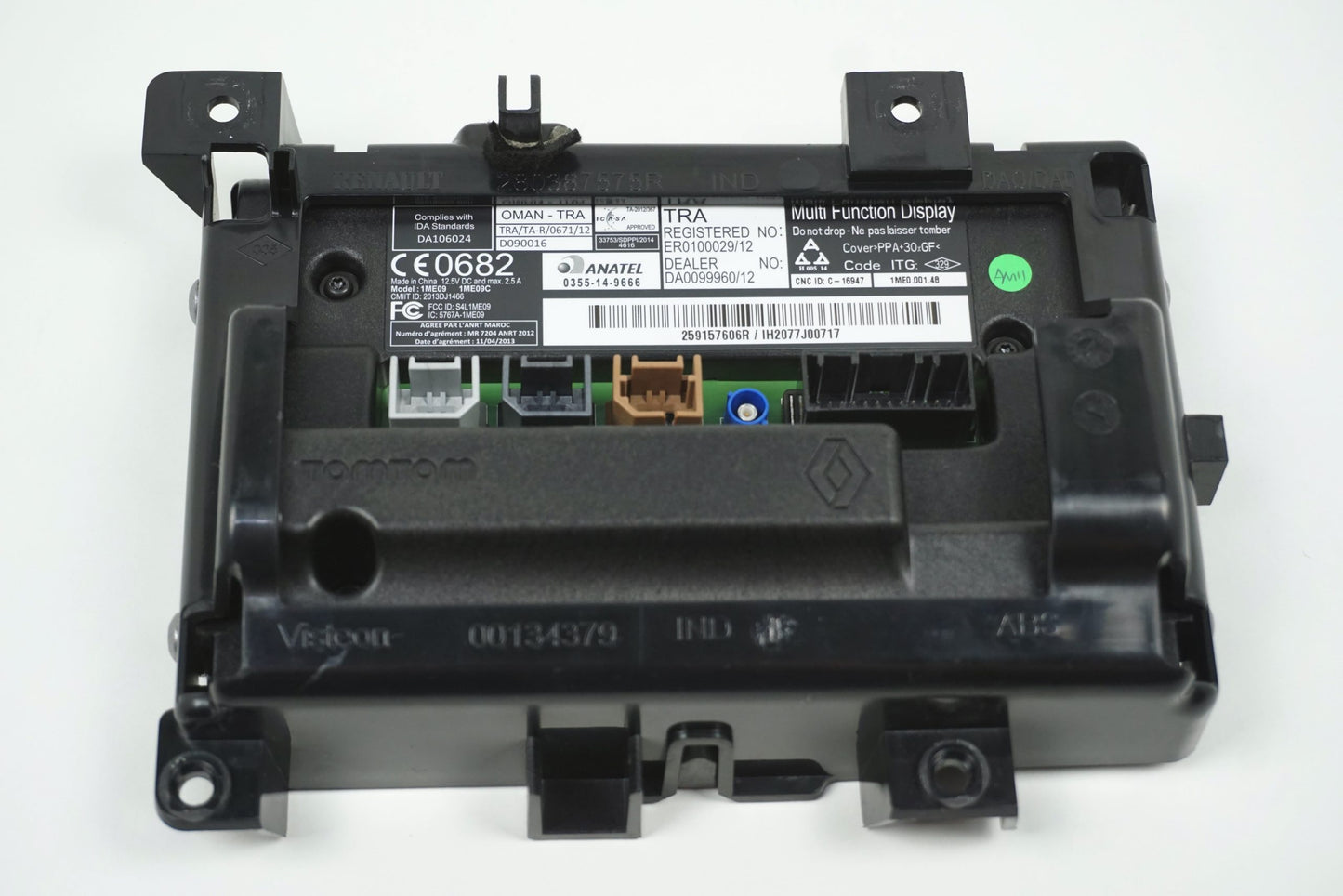Pièce d'origine Écran de navigation TomTom pour Renault 259157606R