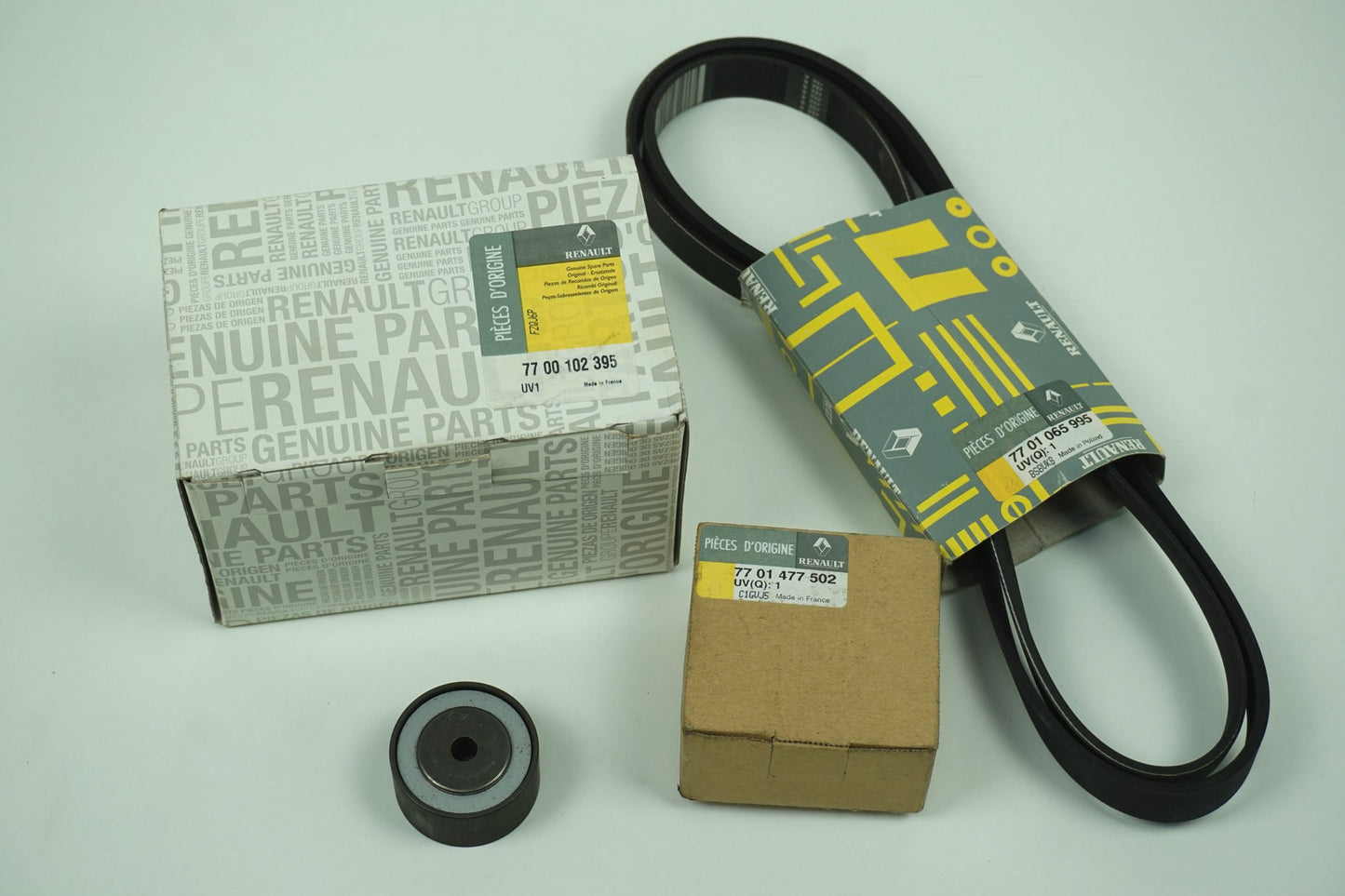Pièce d'origine Kit de courroie d'accessoires pour Renault Scenic 7701477747