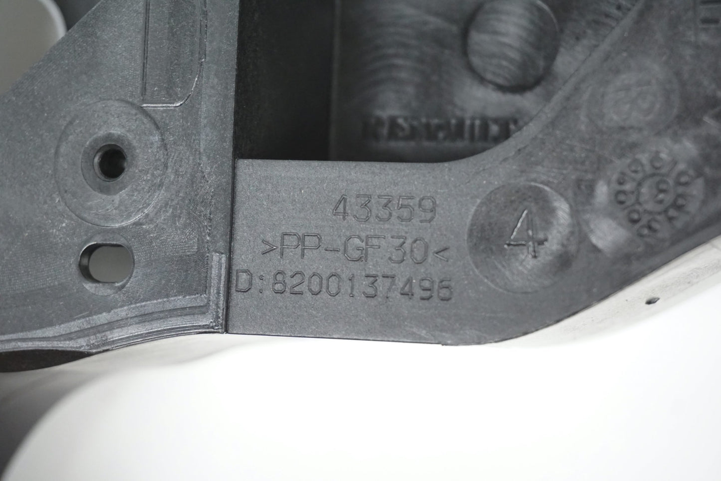 Pièce d'origine Glissière de fixation de phare droite pour Renault 8200137496