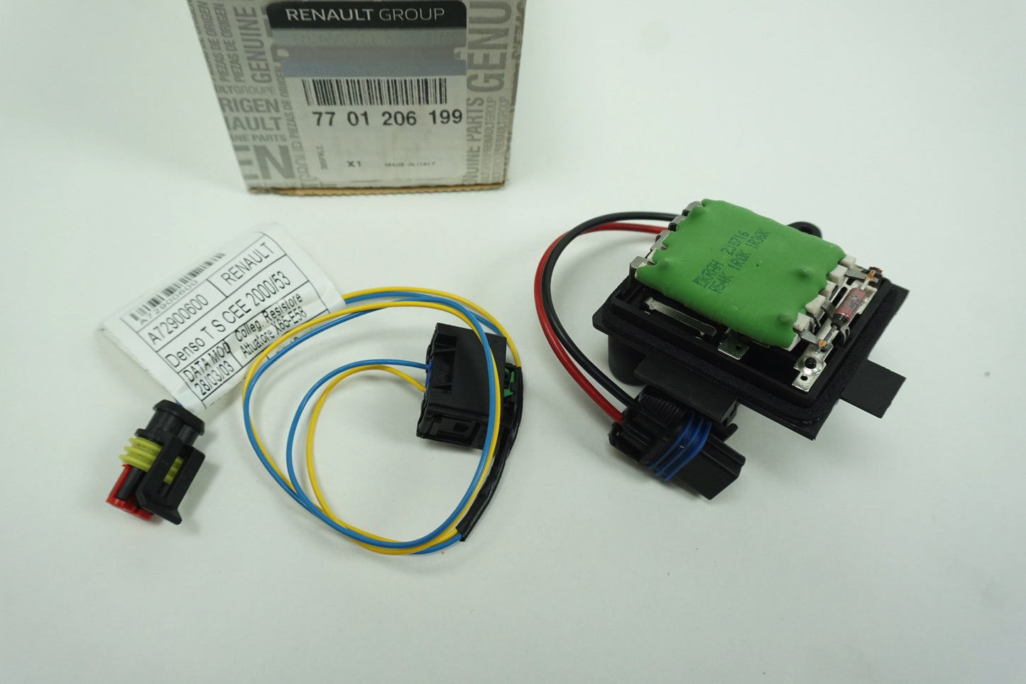 Pièce d'origine Résistance de pulseur d'air pour Renault 7701206199