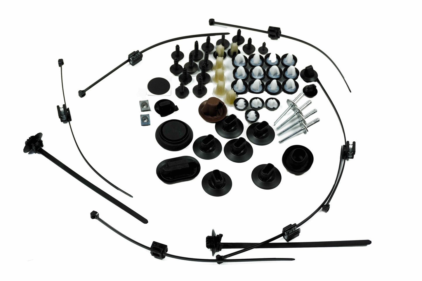 Pièce d'origine Kit de réparation avec clips de fixation pour Renault Kadjar 600385788R