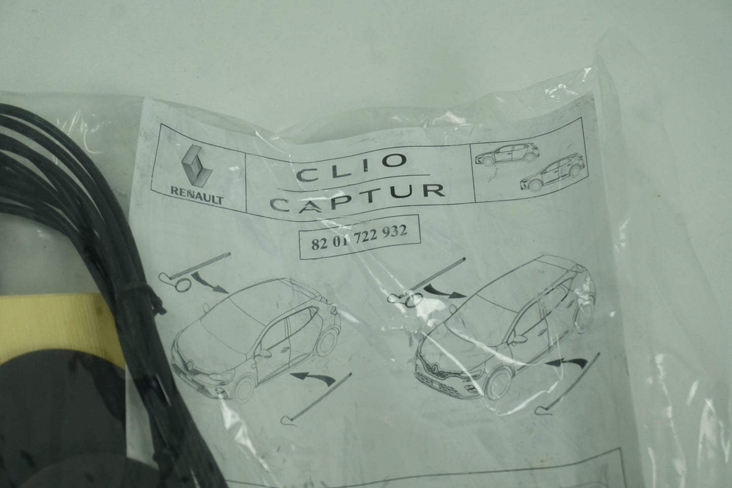 Pièce d'origine Éclairage de seuil de porte pour Renault Clio V Captur II 8201722932