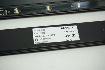 Pièce d'origine Éclairage de seuil de porte pour Renault Clio V Captur II 8201722932