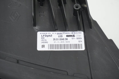 Pièce d'origine Phare LED droit pour Renault Talisman Phase 2 260109489R