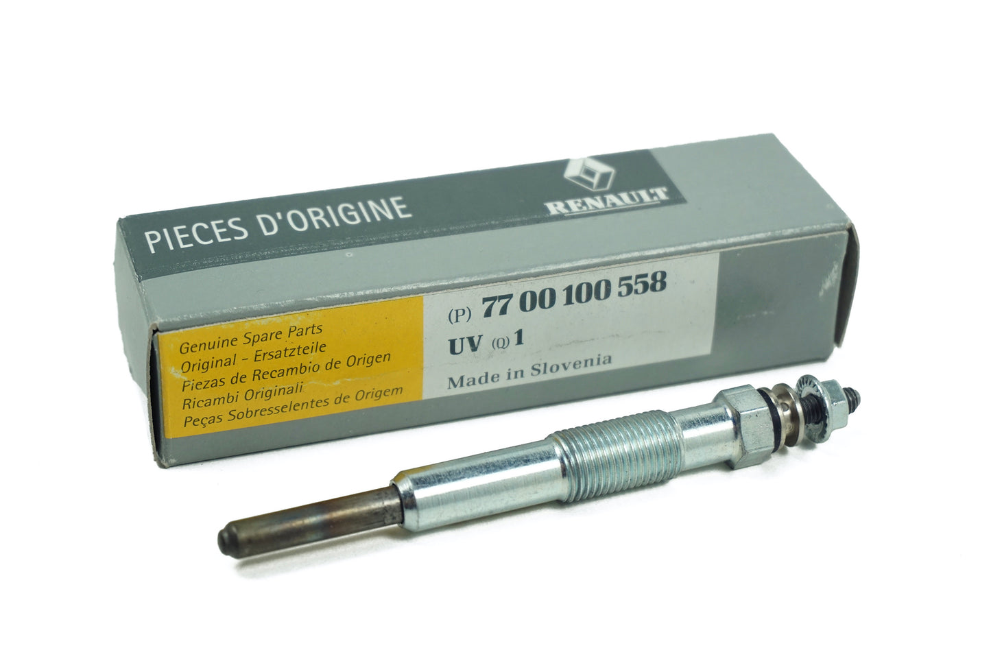 Pièce d'origine Bougie de préchauffage pour Renault Dacia 7700100558
