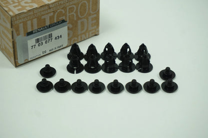 Pièce d'origine Kit de montage de clips de garniture pour Renault 7703077434