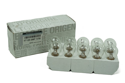 Pièce d'origine Ampoule de clignotant P21/5W 12V 21/5W BAY15d 7703097179