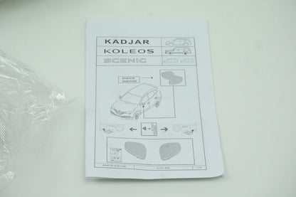 Pièce d'origine Coques de rétroviseur chromées pour Renault Kadjar Scénic IV Koleos 8201668740