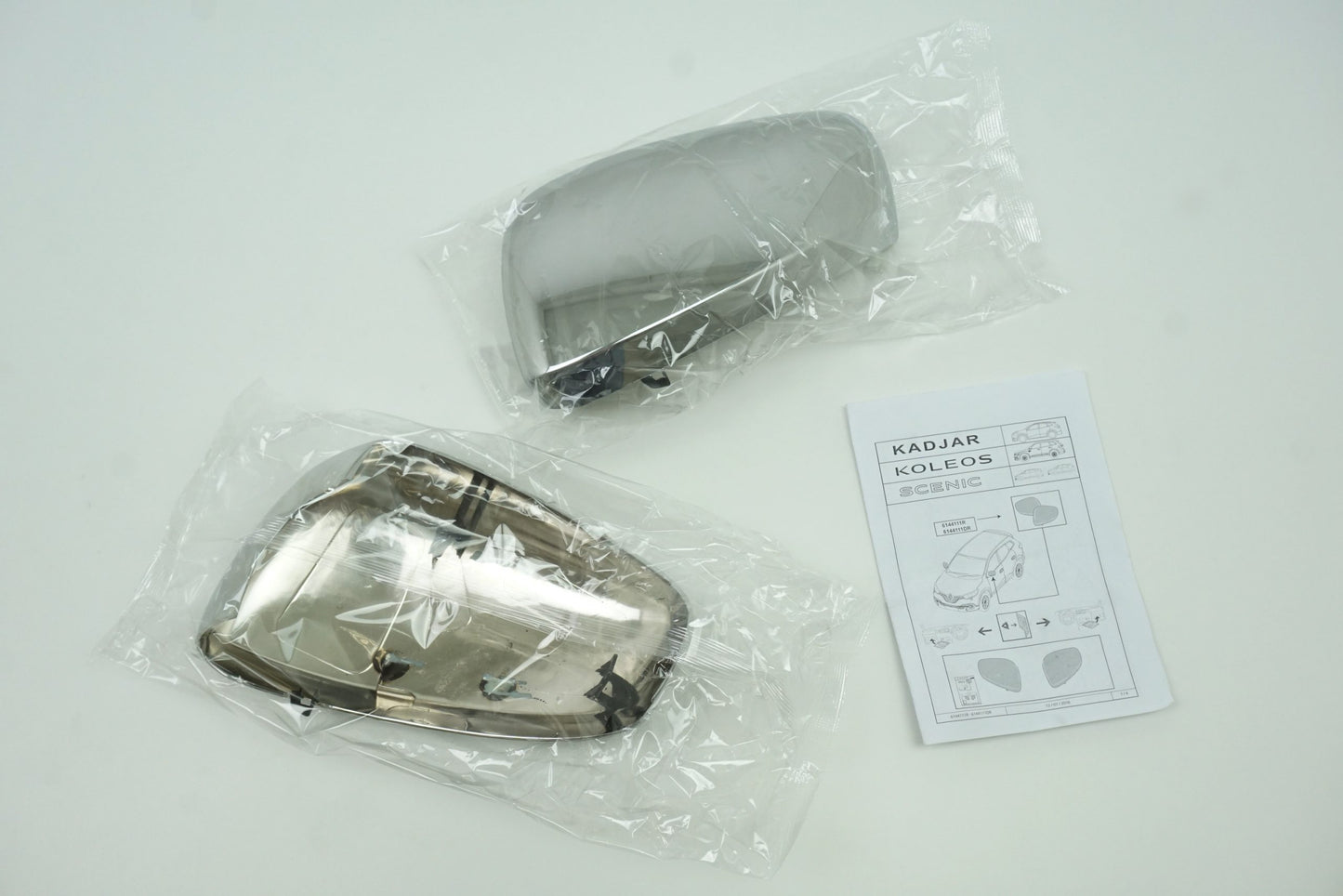 Pièce d'origine Coques de rétroviseur chromées pour Renault Kadjar Scénic IV Koleos 8201668740