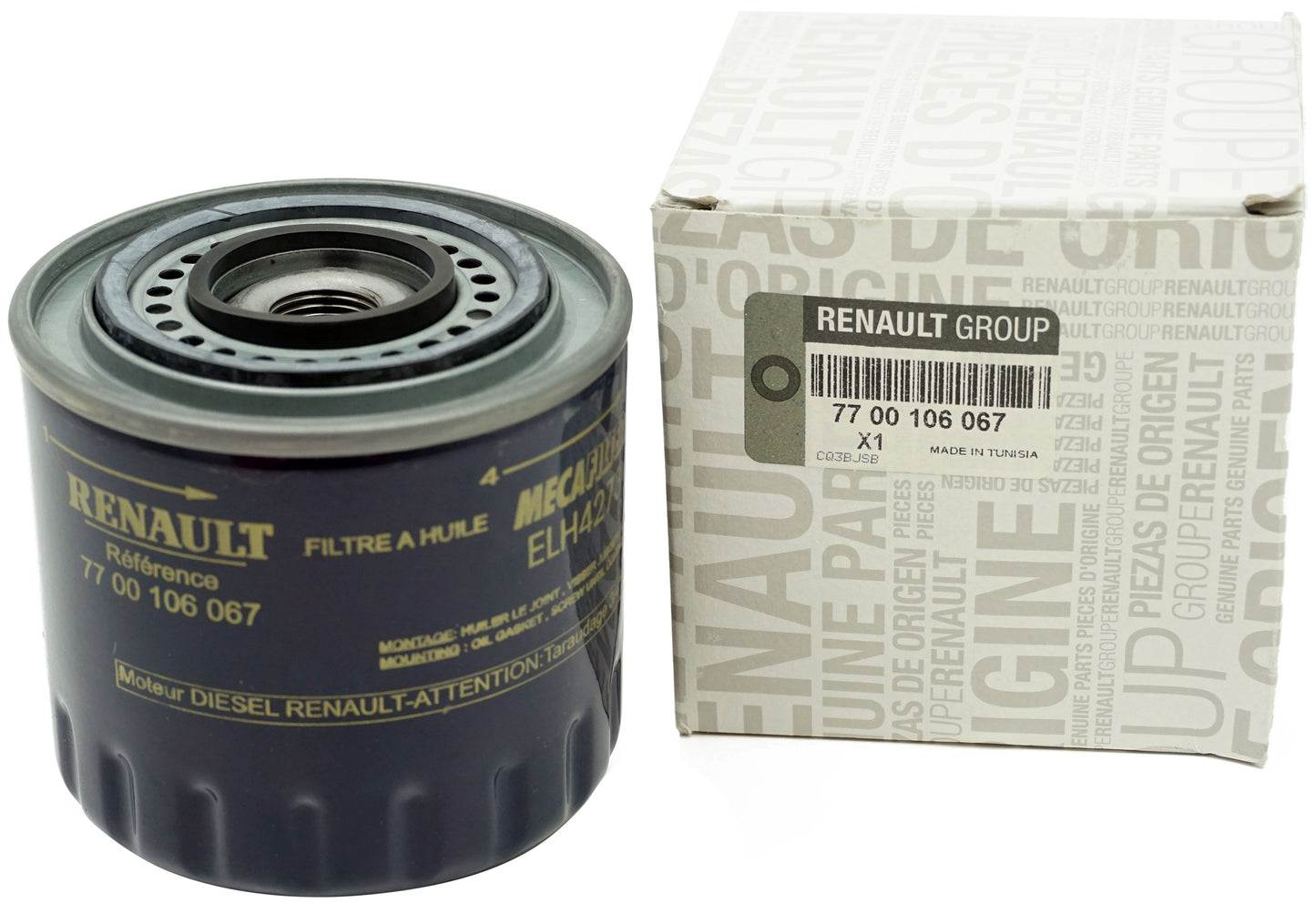 Pièce d'origine Filtre à huile pour Renault Espace III 7700106067