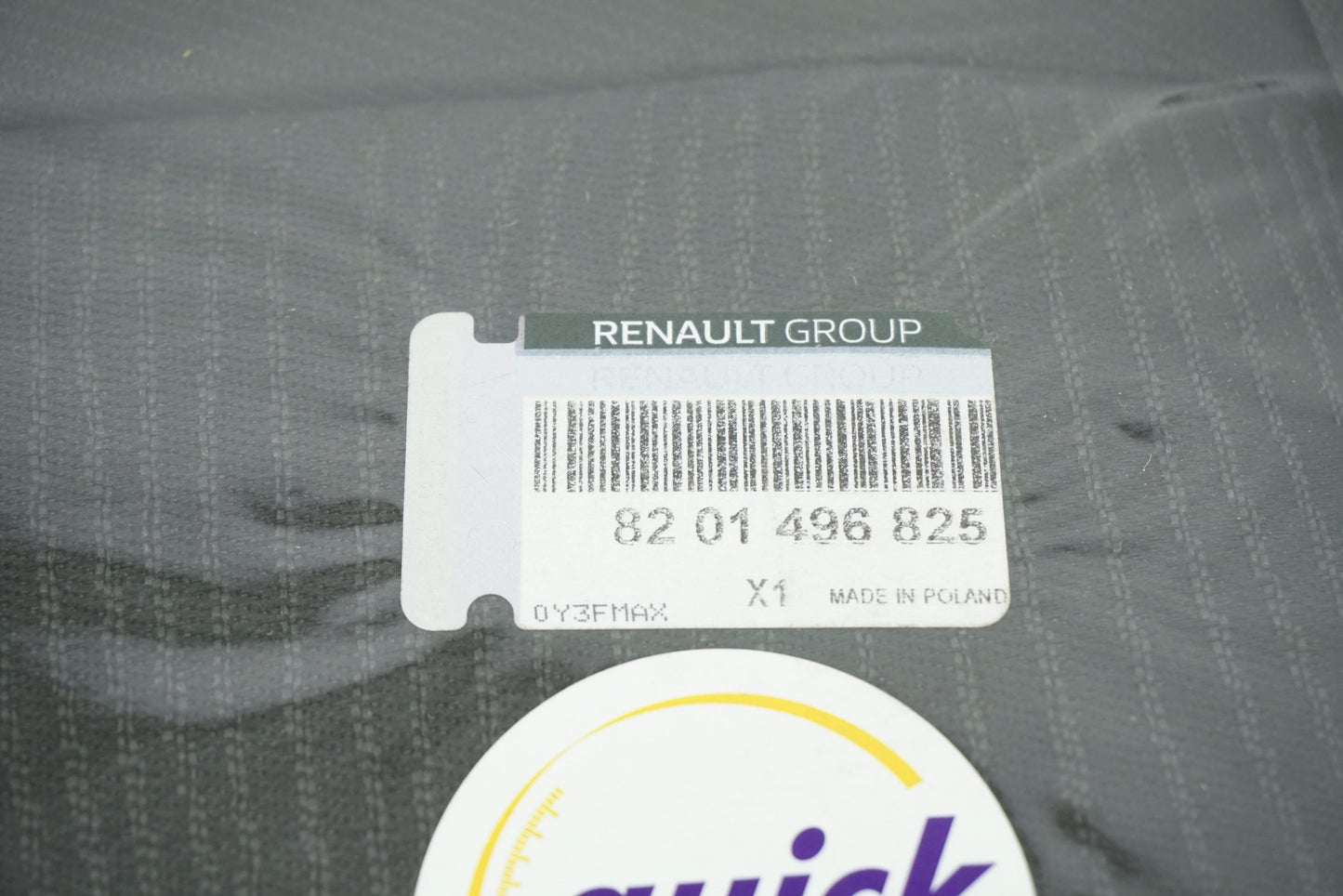Pièce d'origine Housses de siège pour Dacia Sandero II Logan II 8201496825