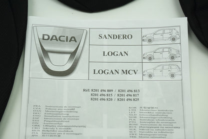 Pièce d'origine Housses de siège pour Dacia Sandero II Logan II 8201496825