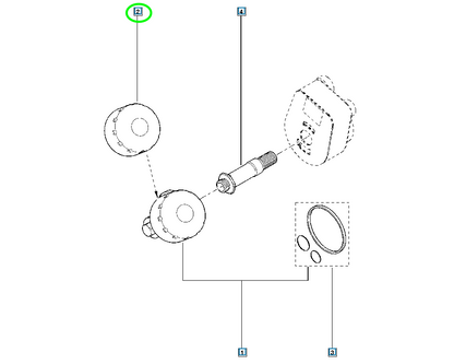 Pièce d'origine Filtre à huile pour Renault Dacia Mercedes 1.5 dCi 152089599R