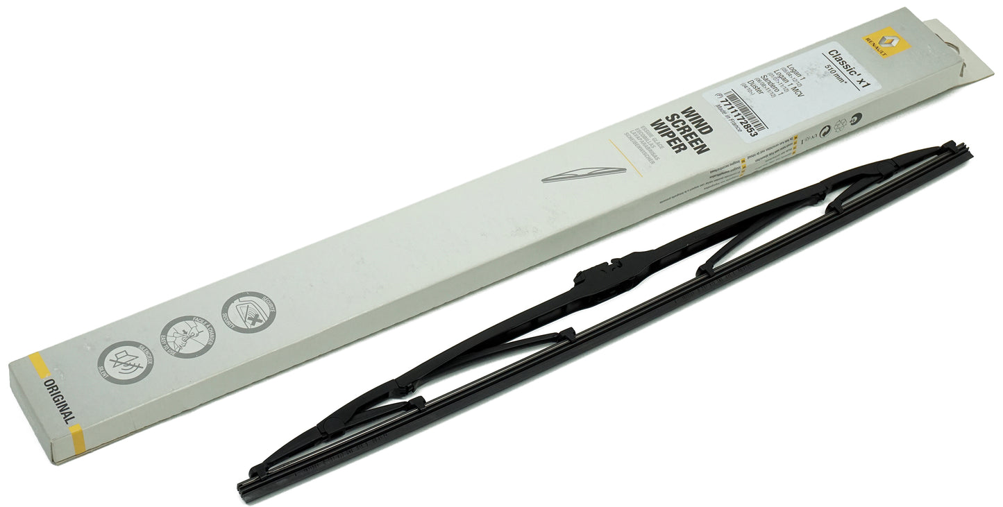 Pièce d'origine Balai d'essuie-glace avant 510 mm pour Dacia Logan Sandero Duster 7711172853