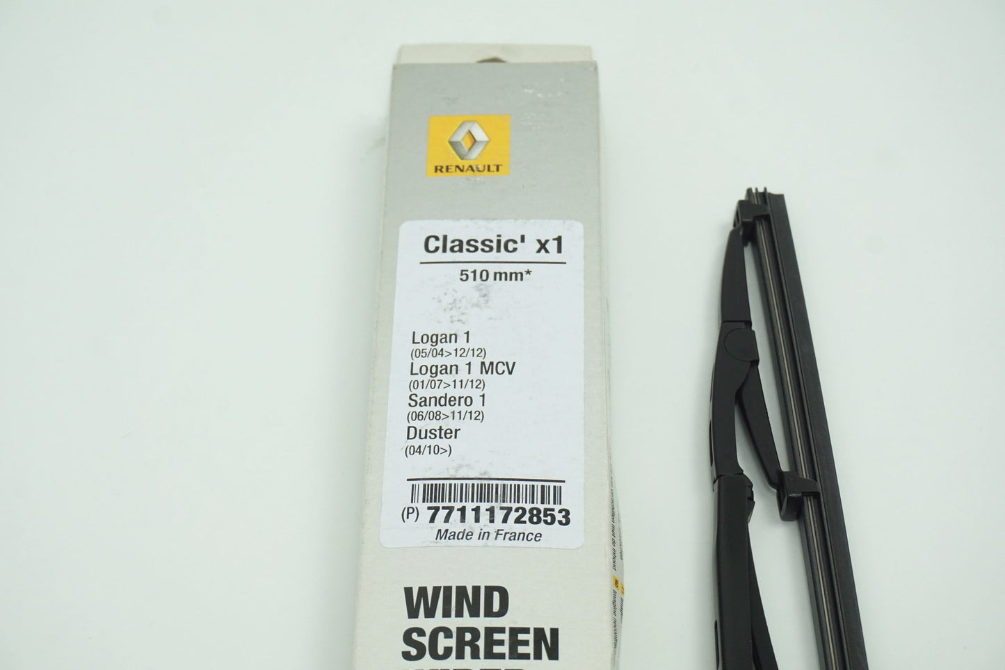 Pièce d'origine Balai d'essuie-glace avant 510 mm pour Dacia Logan Sandero Duster 7711172853