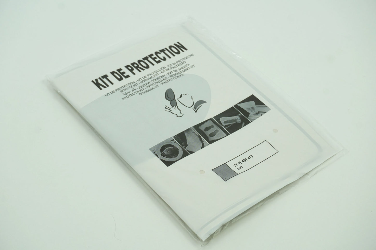 Pièce d'origine Jeu de caches de protection pour Renault 7711431413