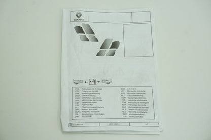 Pièce d'origine Tapis de sol 2 pièces pour Renault Clio IV 8201711346