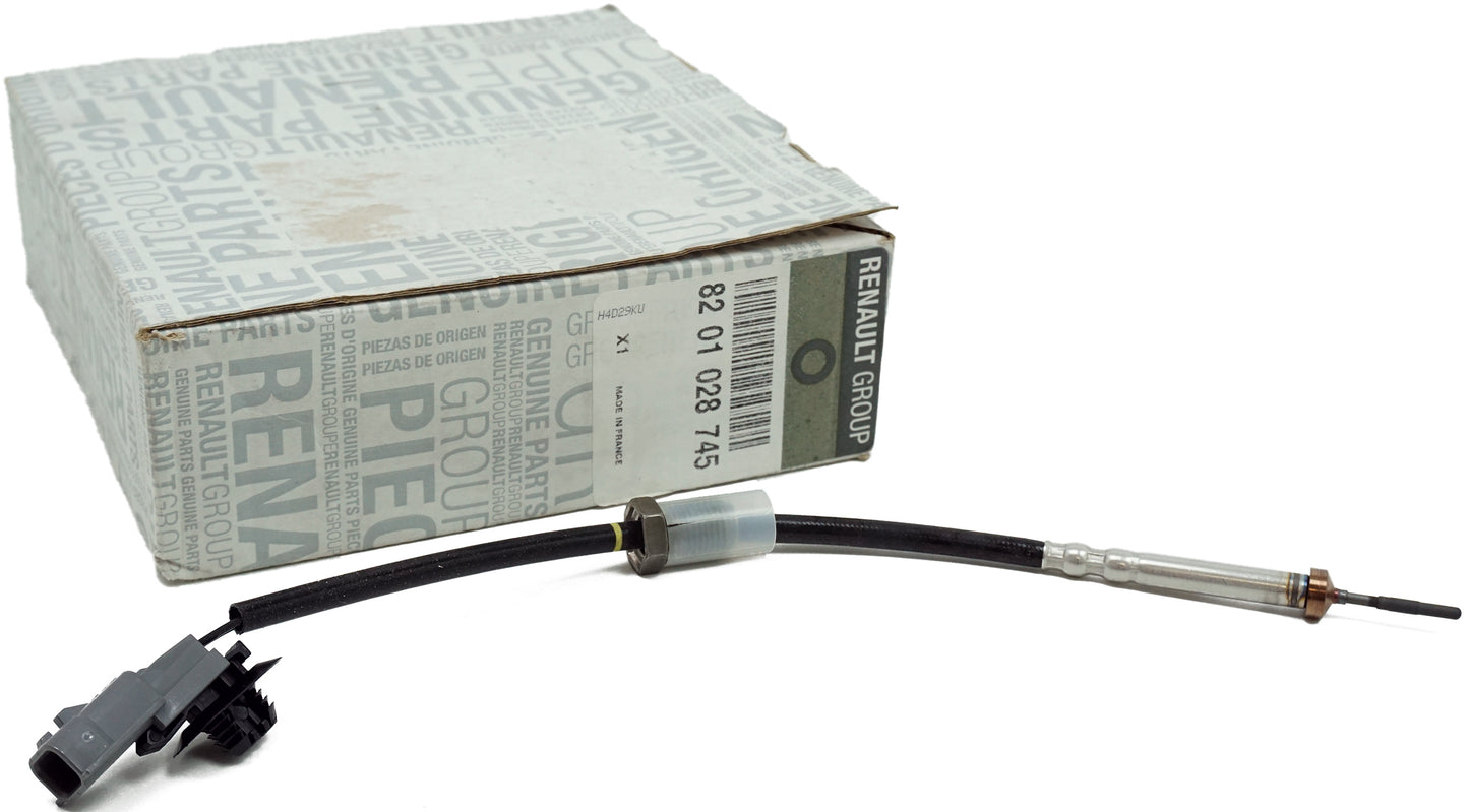 Pièce d'origine Capteur de température des gaz d'échappement pour Renault 8201028745