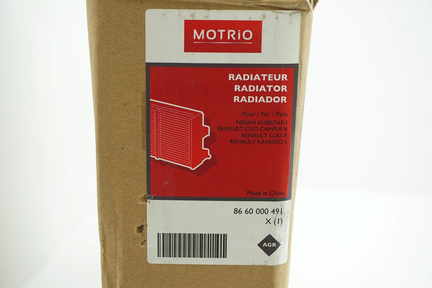 Pièce d'origine Radiateur moteur pour Renault Kangoo Clio II Campus 8660000491