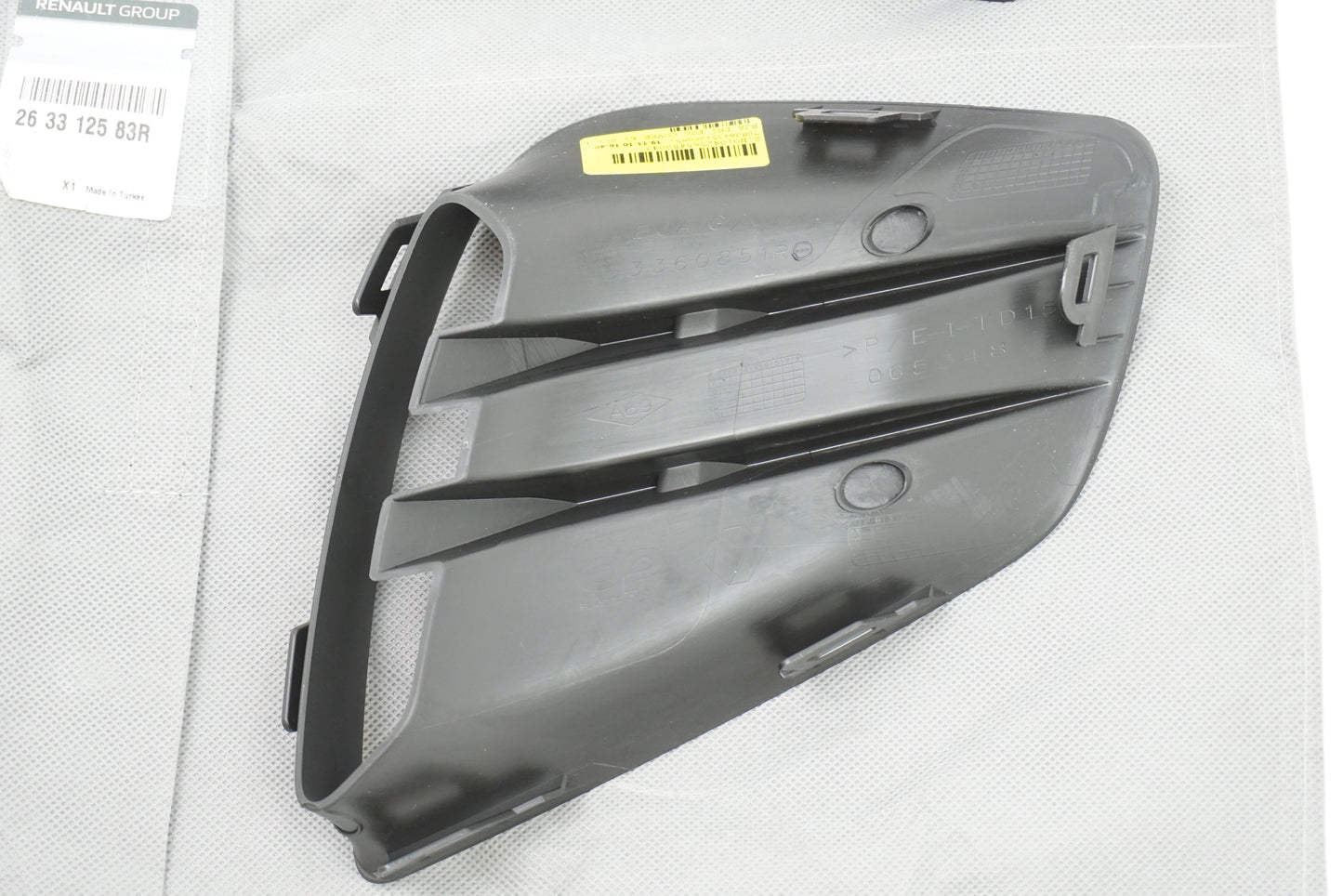 Pièce d'origine Grille de pare-chocs pour Renault Clio V 263312583R