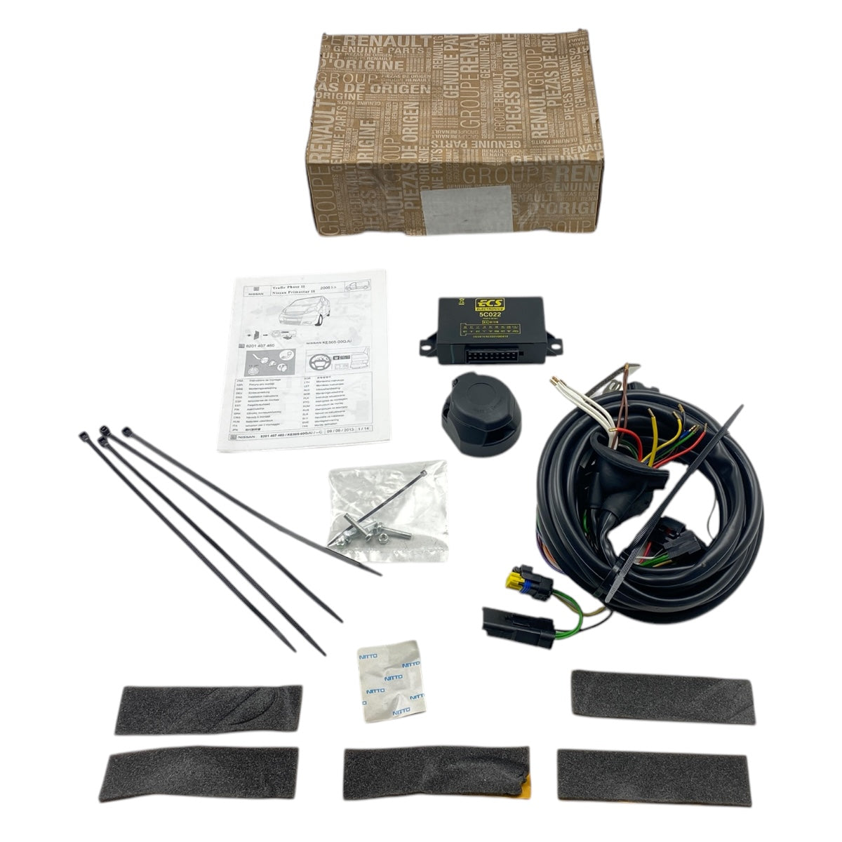 Faisceau d'attelage neuf d'origine Renault Trafic II Nissan Primastar Opel Vivaro I 13 PIN