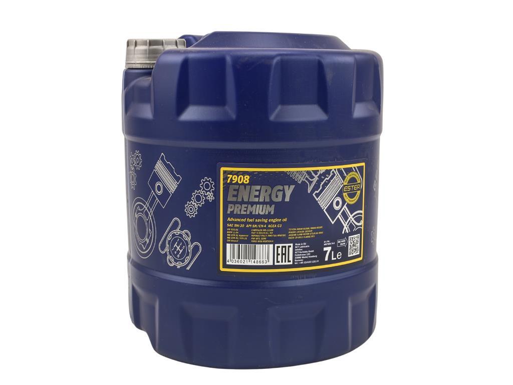 HUILE MOTEUR - 5W30 MANNOL ENERGY PREMIUM 7L.