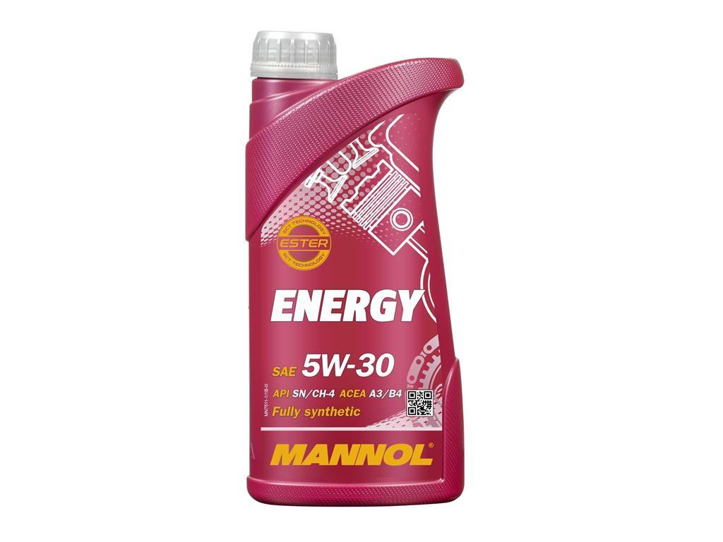 HUILE MOTEUR - 5W30 MANNOL ENERGY API SN/CH-4 ACEA A3/B4 1L.