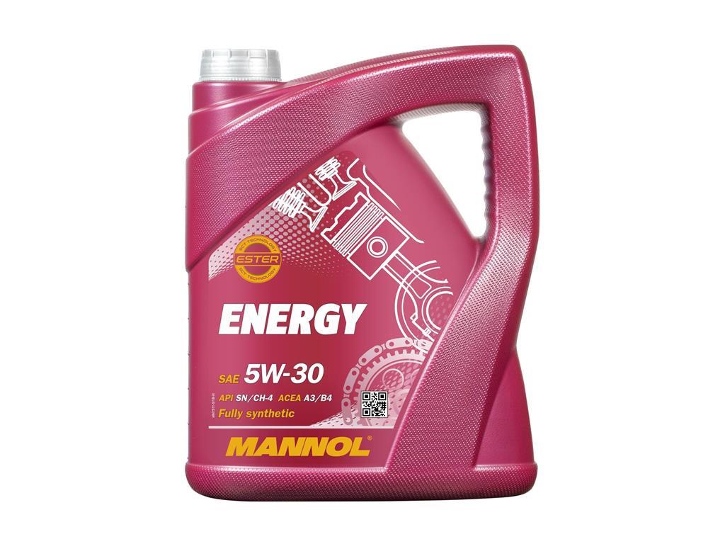 HUILE MOTEUR - 5W30 MANNOL ENERGY API SN/CH-4 ACEA A3/B4 5L.
