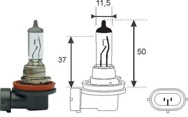 Ampoule automobile — Magneti Marelli 002547100000