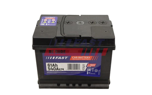 BATTERIE - 61AH 540A 242X175X190 P+.
