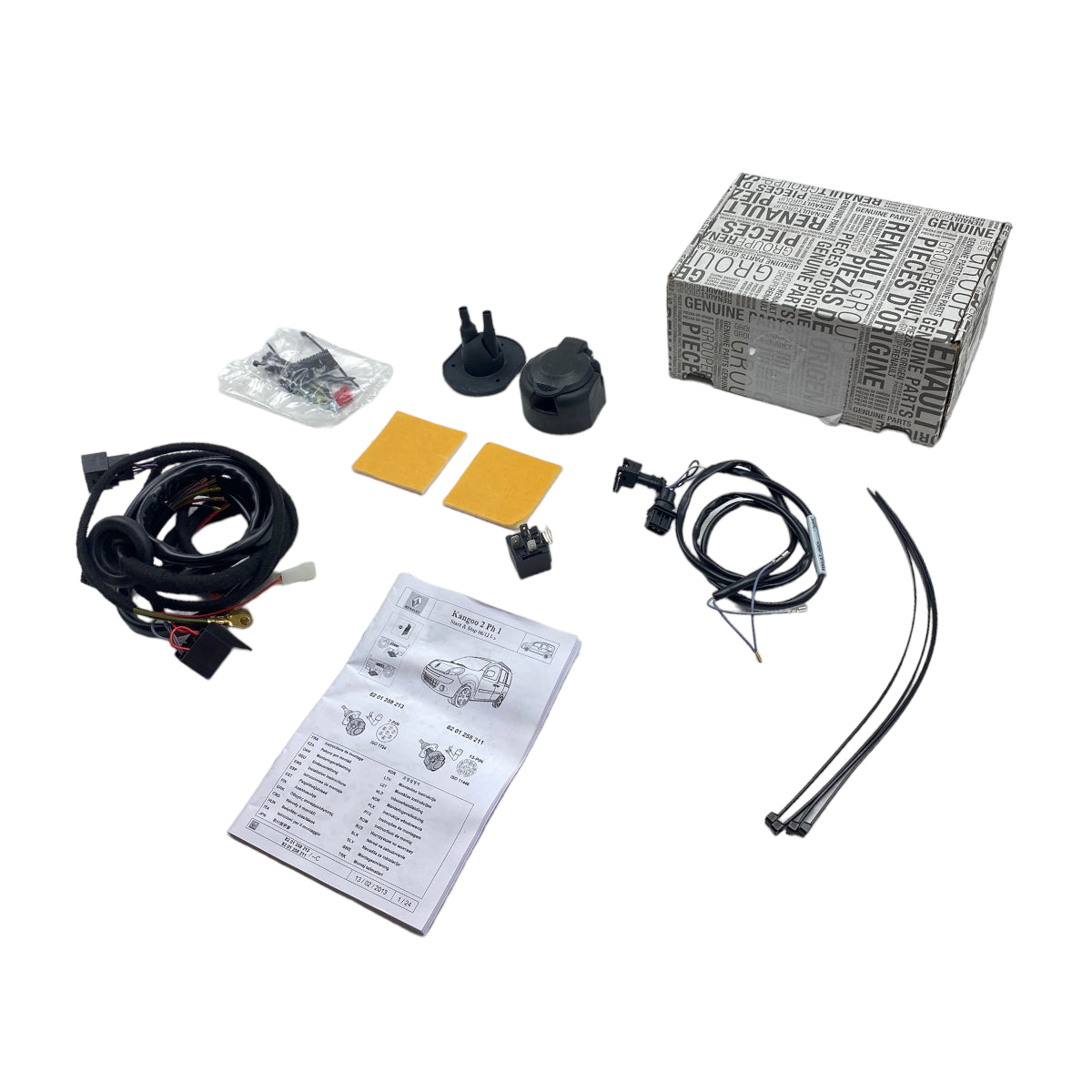 Pièce d'origine Faisceau d'attelage 13 broches pour Renault Kangoo 8201258211