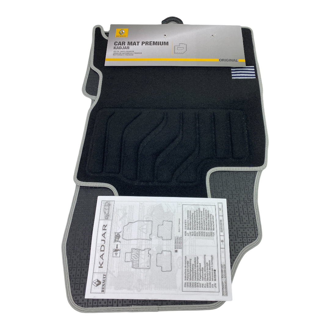 Pièce d'origine Tapis de sol Premium pour Renault Kadjar 8201718498