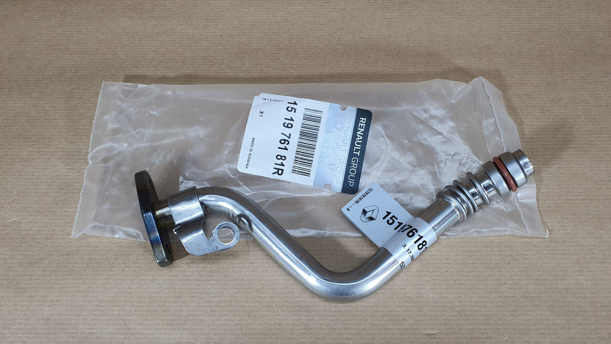 Conduite de lubrification de turbo d’origine pour Renault Mégane IV 1.5dCi — 151976181R — vue 2