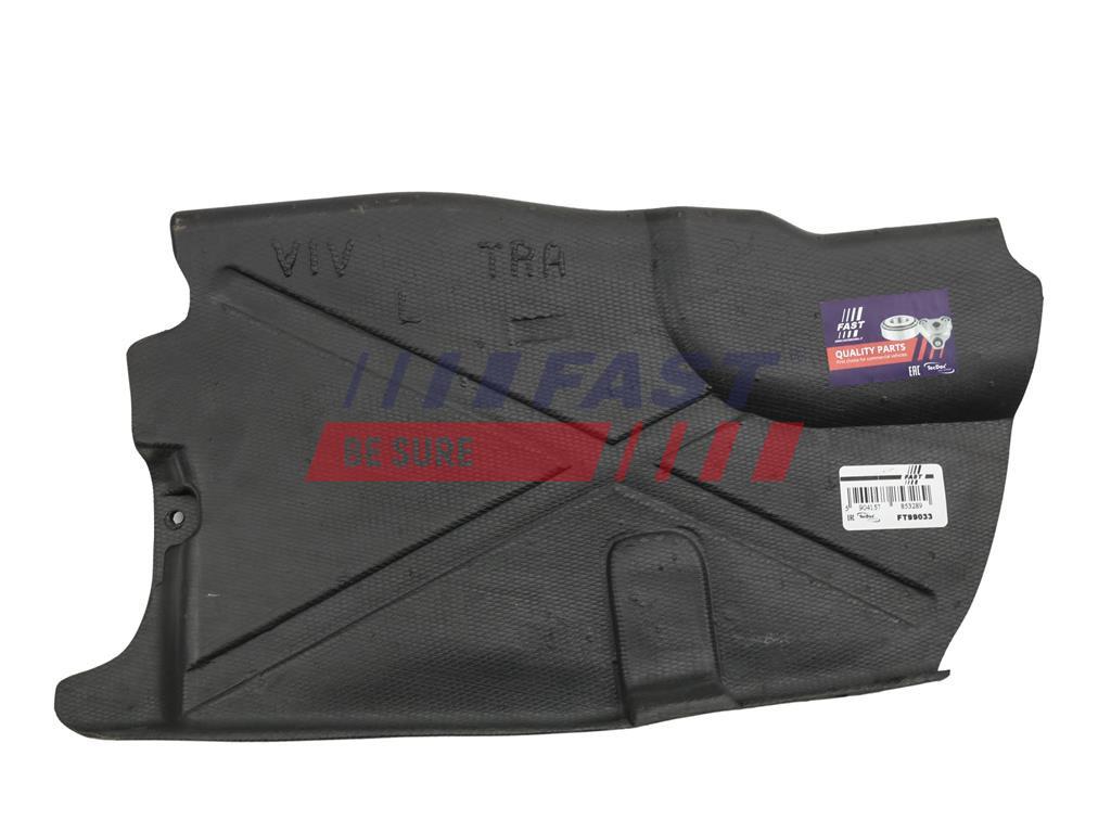CACHE PROTECTION SOUS MOTEUR RENAULT TRAFIC 01> GAUCHE.