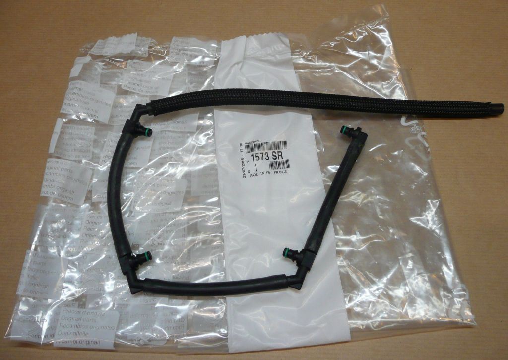 Conduite de retour de carburant d’origine PSA — Citroën / Peugeot 2.0HDI 8V BOSCH — 1573SR — photographie de la pièce d’origine