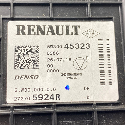 Pièce d'origine Boîtier de chauffage complet pour Renault Clio IV 272705924R