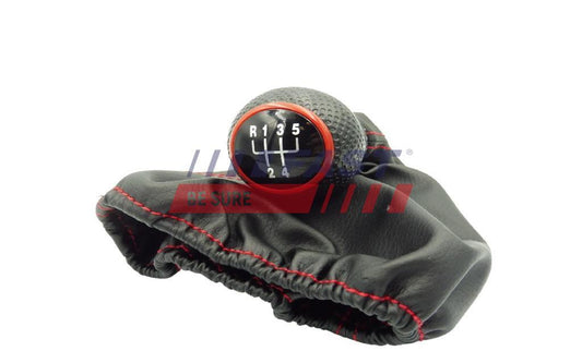 POMMEAU DE LEVIER DE VITESSE VW POLO III 94> 5-VITESSE LUPO GWINT 22 MM CZERWONA+MIESZEK.