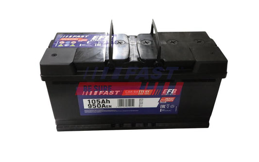 BATTERIE - EFB 105AH 950A 394/175/190 P+.