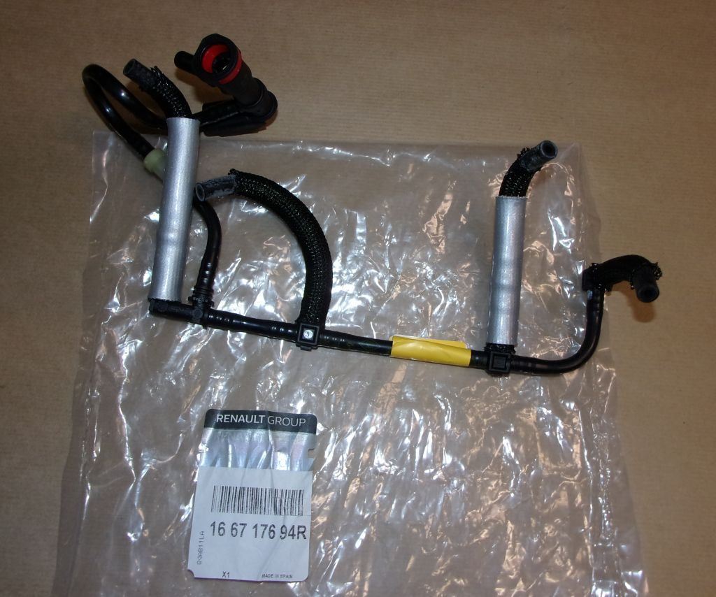 Conduite de retour de carburant d’origine Renault — 1.5DCI 110 ch — 166717694R — photographie de la pièce