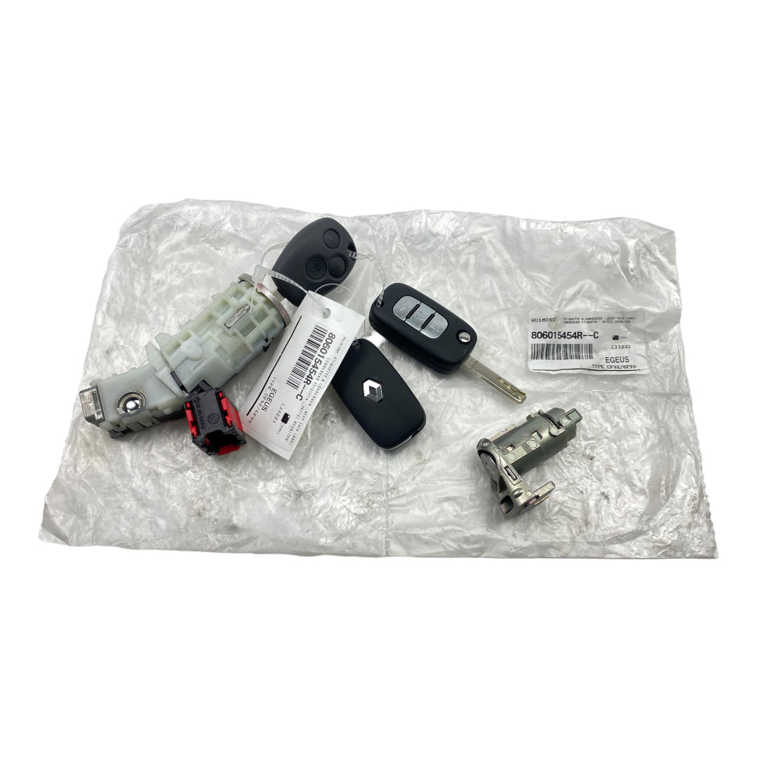 Pièce d'origine Neiman avec trois clés et barillet pour Renault Trafic III Master III 806015454R