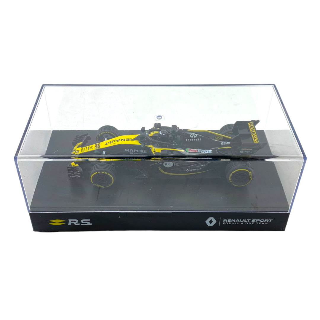 Pièce d'origine Voiture miniature R.S. 18 Carlos Sainz F1 n° 55 pour Renault 7711640476