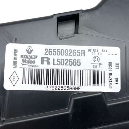 Pièce d'origine Feu arrière droit de hayon pour Renault Megane IV phase 2 Break 265509265R