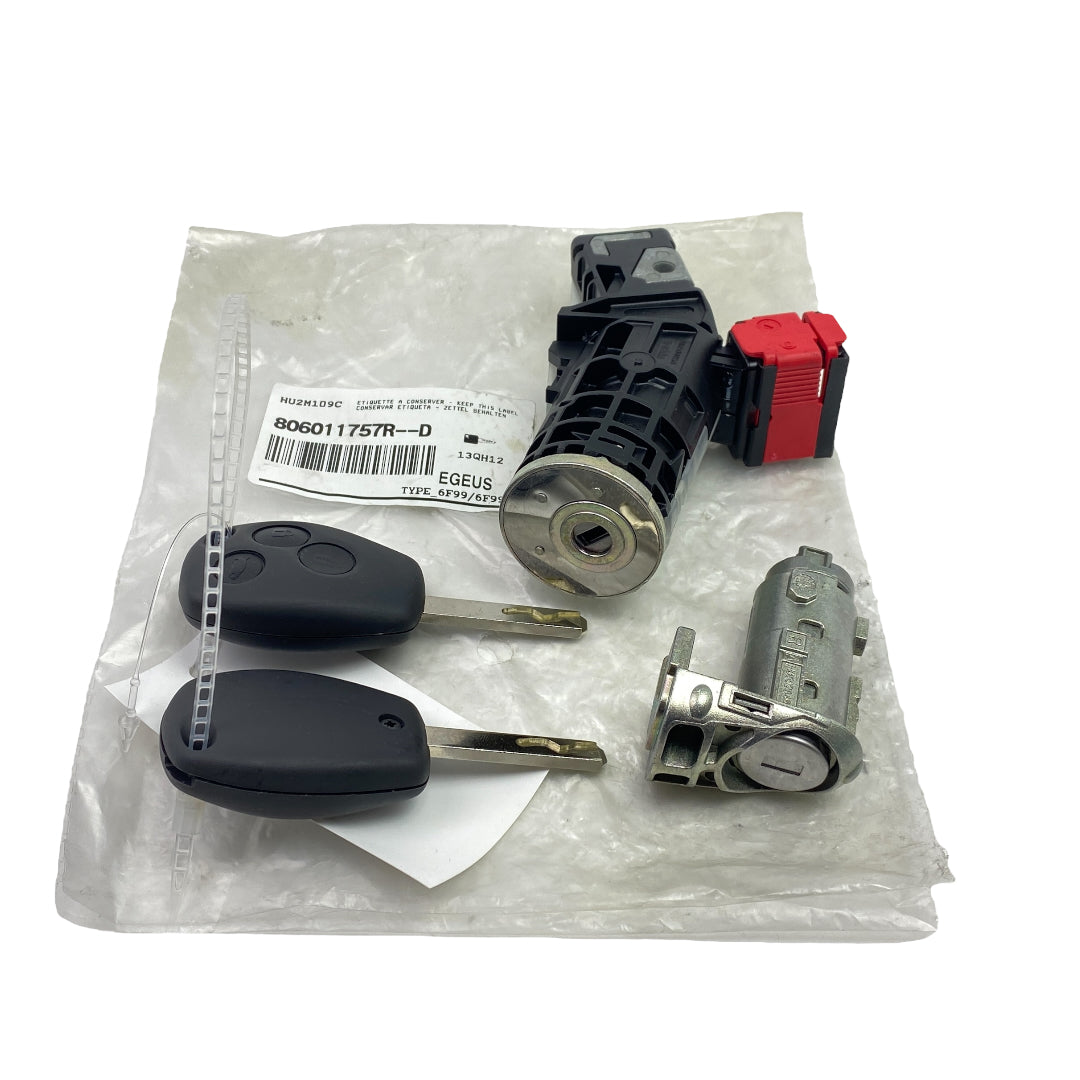 Pièce d'origine Barillet de contact avec jeu de clés pour Trafic III Master III Kangoo II Clio III Modus 806011757R
